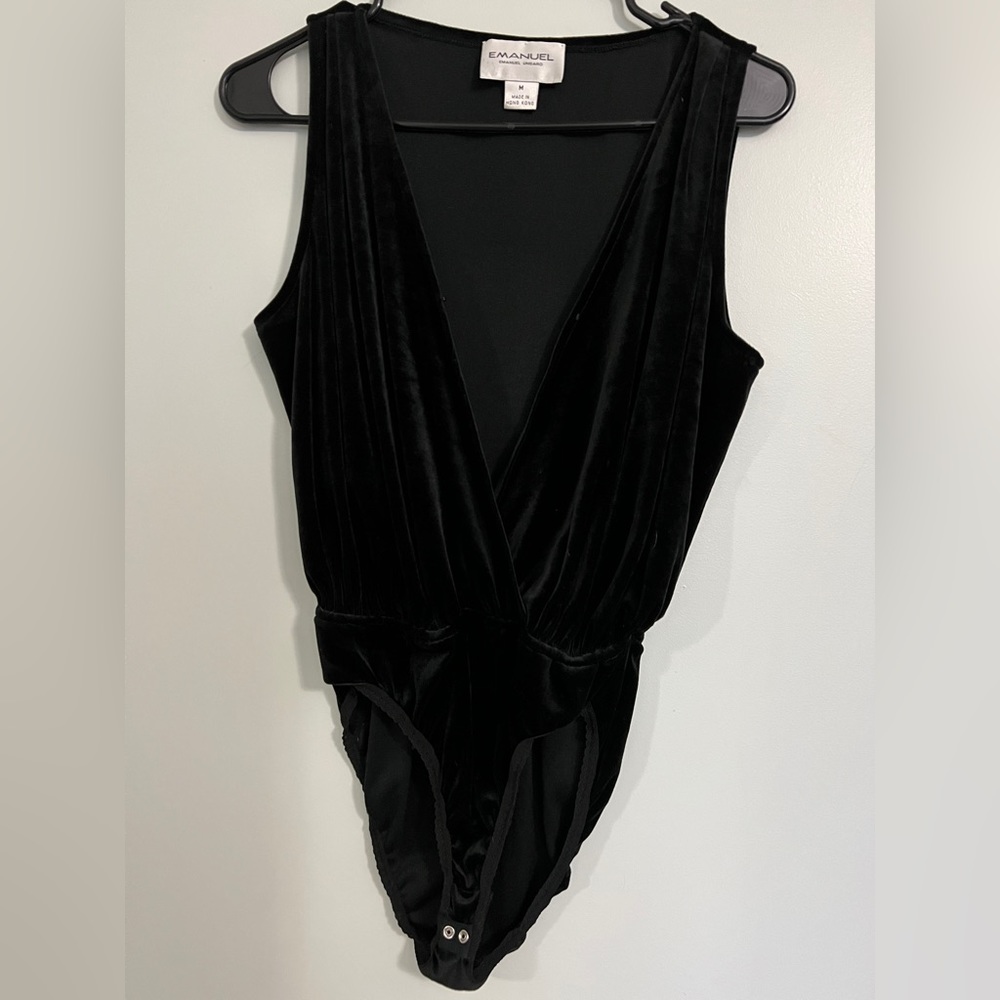 90’s Emanual Ungaro velvet bodysuit